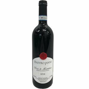 22-3942 【未開栓】 ロッソ・ディ・モンタルチーノ マストロヤンニ2014 750ml ワイン MASTRO JANNI 2014 ROSSO DI MONTALCINO