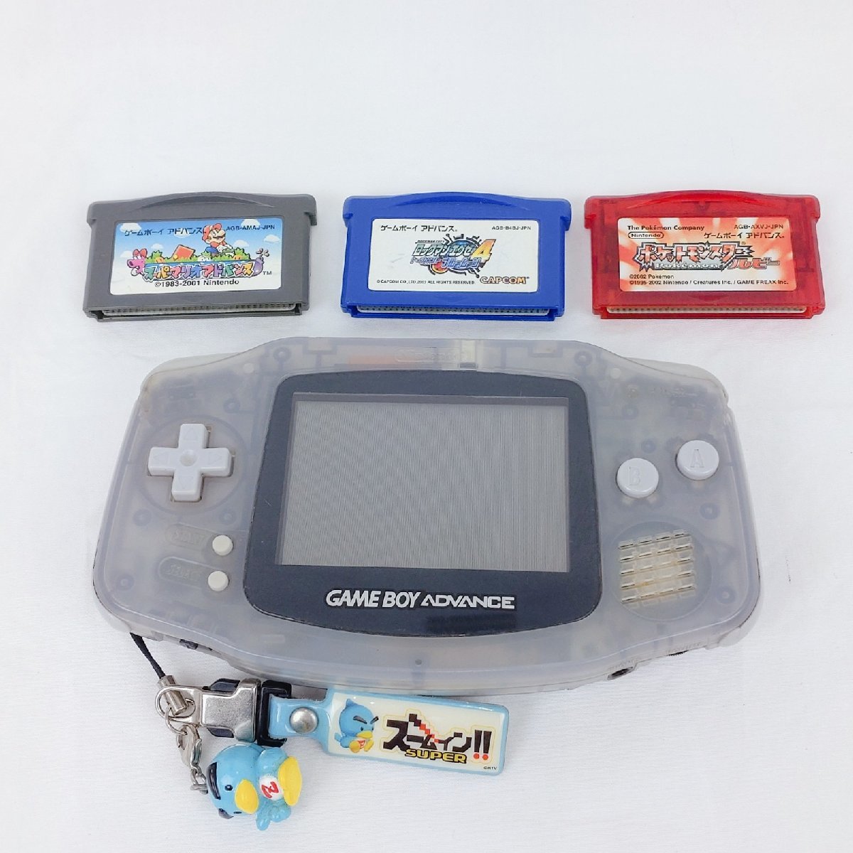 完成品 ゲームボーイアドバンスGBA ロックマンセット 携帯用ゲーム
