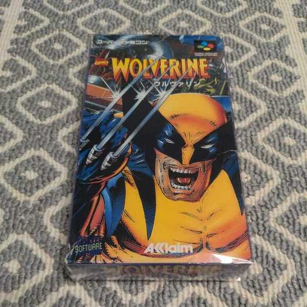 送料無料　箱説付き『 ウルヴァリン WOLVERINE 』 同梱可能 SFC スーパーファミコン ファミコン FC スーファミ