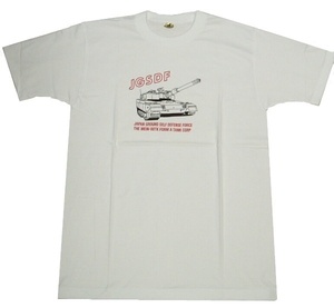 大特価　陸上自衛隊　LLサイズ　JGSDF　90TK　戦車　半袖　Tシャツ　白　陸自　ミリタリー　JGSDF　サバゲー　アウトドア　XL　Y№10