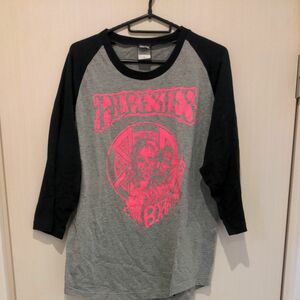 HERESIES ラグランTシャツ　Lサイズ