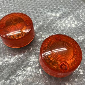 【中古】 ホンダ スーパーカブ C50 純正 ウインカーレンズ 品番：33402-GBJ-003