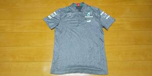 * not for sale! rare!MERCEDES AMG PETRONAS supplied goods polo-shirt *