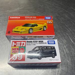 トミカ　フェラーリF50 ホンダステップワゴン　初回特別仕様 発売記念