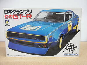 旧アオシマ 1/24 ◎日本グランプリ 幻のGT-R スカイライン ケンメリ