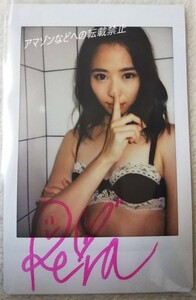 泉怜菜(れいな) 綺麗なお姉さんと恋したい 直筆サイン入り 現場チェキ 下着でしーっ！・山田玲菜・百菜れい・スペリオールガールズ2017GP