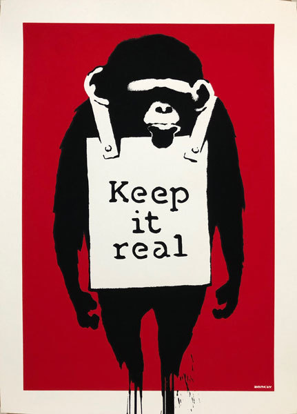 正規品】バンクシー Banksy IFOUGHT THE LAW WCP アート/エンタメ