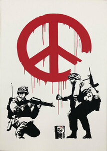 バンクシー / BANKSY “ CND SOLDIERS ” WCP リプロダクション・シルクスクリーン・プリント R-281