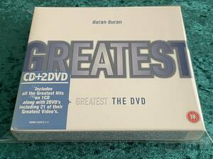 ★デュラン・デュラン★CD+2DVD★日本盤★デジパック仕様/スリーブケース入り★GREATEST CD + GREATEST THE DVD★DURAN DURAN★