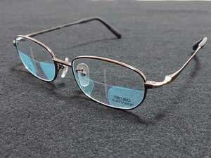 新品 SEIKO　セイコー　日本製　メガネ　眼鏡　高級感　上品　フルリム　チタン　軽い　綺麗
