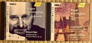 ノリントン2枚！エルガー1番、ハイドン「ロンドン」、シューマン第2番、ワーグナー「マイスタージンガー序曲」他！