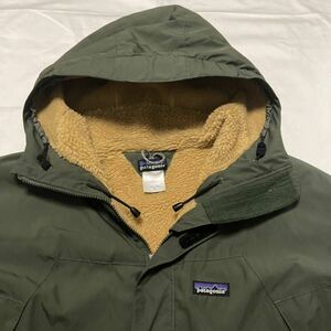 限定お値引きLサイズ 極美品【2003・廃盤】patagonia メンズ・インファーノ・ジャケット EVG ( オリーブ × マスタード ) シンチラMARS