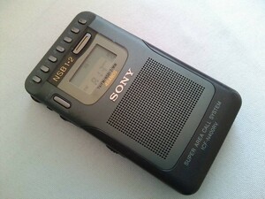 SONY pocket radio AM/FM/ short wave radio ICF-N400RV* operation goods! with defect 