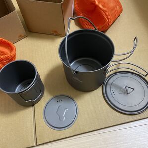 TOAKS チタニウム POT-1100-BH. と CUP-450-C セット