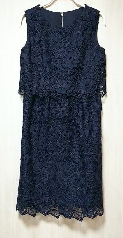 新品タグ付き】ANAYI スムースジャージー ニットコンビ ワンピース