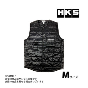 HKS ベスト Mサイズ 黒 ブラック MOTORSPORT PUFF VEST 51007-AK463 数量限定 トラスト企画 (213192153