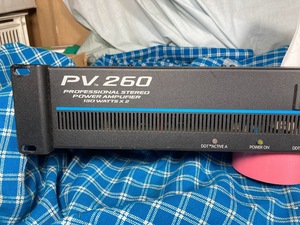 PEAVEY　ピーヴィー パワーアンプ　PV 260　ファンレスで静かなアンプです家庭での使用に　完動品【3ヶ月保証】 