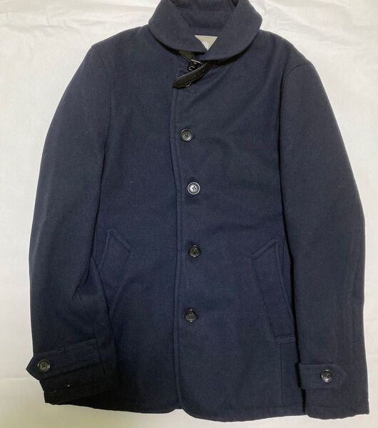 未使用品 メンズ ナノユニバース メルトン マリンコート ネイビー Mサイズ