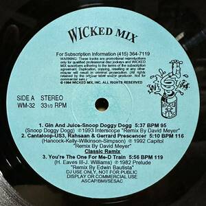 [ WICKED MIX ] SNOOP DOGGY DOGG / GIN AND JULLE, D TRAIN / YOU'RE THE ONE FOR ME, MASTER ACE INCORPORATED / BORN TO ROLL др. 