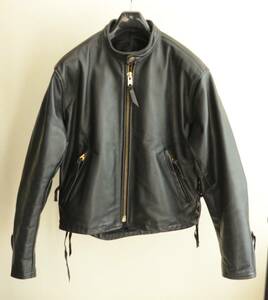  beautiful used Langlitz Leathers .. collar Single Rider's black leather size 42