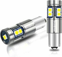 『送料無料』BAX9S H6W LED バルブ 150° ポジションランプ 爆光 CANBUSキャンセラー内蔵 高輝度 3030SMD ライト ホワイト　白　Du_画像1