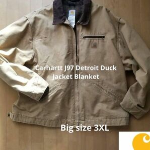 古着 Carhartt カーハート Detroit Duck　Jacket　J79 ビックサイズ　3XL デトロイト