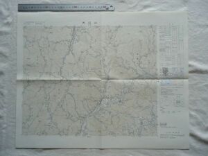 【古地図 昭和50年代】『大江山』五万分一地形図NI-53-13-16(宮津16号)【兵庫京都 双峰スキー場大江山スキー場 普甲トンネル栃葉トンネル】