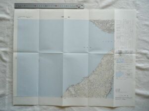 【古地図 昭和50年代】『明石』五万分一地形図NI-53-21-1(徳島1号) 昭和58年【兵庫 鉄道山陽本線新幹線山陽電鉄 川崎重工 淡路島谷山ダム