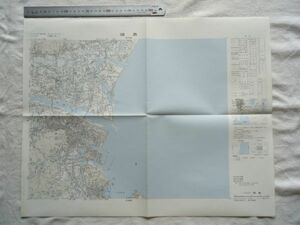 【古地図 昭和50年代】『徳島』五万分一地形図NI-53-21-8(徳島8号)【鳴門線高徳本線徳島本線小松島線フェリー発着場徳島空港海自第三航空群