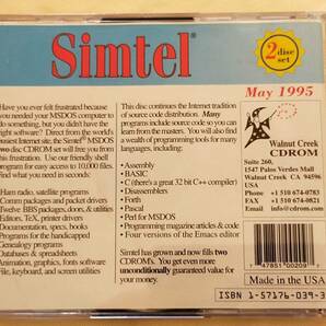 Walnut Creek SIMTEL MSDOS CDROM October 1993/May 1995/March 1997 全部で5枚 HP200LXの画像6