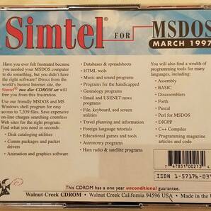 Walnut Creek SIMTEL MSDOS CDROM October 1993/May 1995/March 1997 全部で5枚 HP200LXの画像7