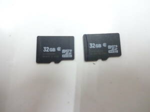 microSDHC card 32GB 2 pieces set used operation goods ③