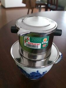 [ new goods unused ][ free shipping ] Vietnam coffee filter 2 piece 1 set 