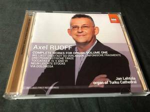 AXEL RUOFF - COMPLETE WORKS FOR ORGAN VOLUME ONE CD / JAN LEHTOLA