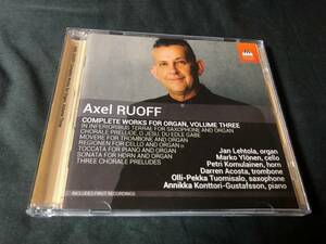 AXEL RUOFF - COMPLETE WORKS FOR ORGAN VOLUME THREE CD / JAN LEHTOLA