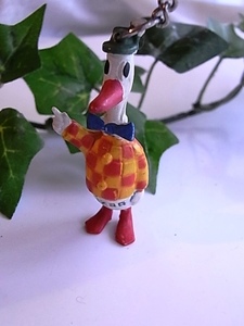 DIXAN アヒル　鳥　人形　フレンチキーホルダー　洗剤メーカーの可愛いキャラクター