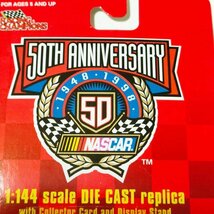 ★レア★　未開封　RACING CHAMPIONS NASCAR 1:144 scale DIE CAST replica BILL ELLIOTT　レーシングチャンピオン　ミニカー　_画像2