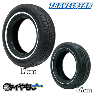 トラベルスター UN106 175/70R14 175/70-14 84T ホワイトリボン 1.1cm 14インチ 1本のみ TRAVELSTAR 輸入 サマータイヤ