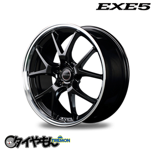 MID WHEELS ヴァーテックワン VERTEC ONE EXE5 エグゼファイブ 15インチ 4H100 5.5J +43 2本セット ホイール グロッシーブラック