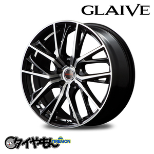 MID WHEELS ヴァーテックワン VERTEC ONE GLAIVE グレイブ 18インチ 5H114.3 8J +42 4本セット ホイール ダイヤモンドブラックポリッシュ