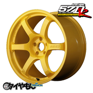 RAYS グラムライツ 57DR 2324 18インチ 5H114.3 9.5J +12 4本セット ホイール マックイエロー LIMITED EDITION レイズ 軽量