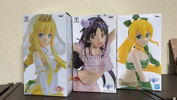 ソードアート・オンライン EXQフィギュア ウェディング アリス ユウキ リーファ