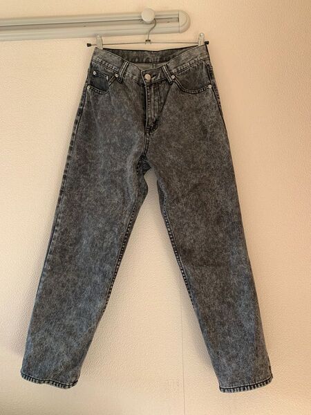 チープマンデーCHEAPMONDAYケミカルウォッシュデニムパンツブラック28インチ