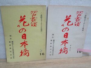 テレビ時代劇台本■〔準備稿/本稿2冊〕江戸巷談・花の日本橋　第24回「浮き世は憂き世」関西テレビ/東映/昭和46年