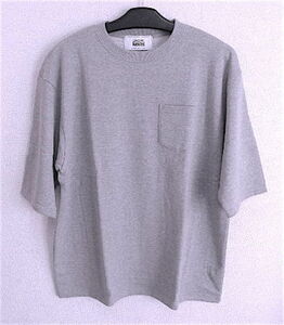 ●新品●BENCH ポケット付スウェット素材ビックTシャツ Hグレー 