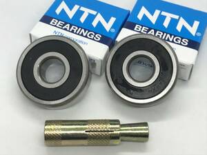 SUZUKI 4 cycle Birdie 90 BD42A made in Japan NTN front front wheel bearing pulling out tool image attaching details work procedure restore DIY 08143-63017