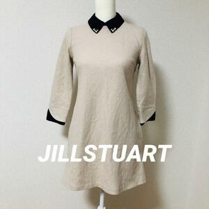JILLSTUART Jill Stuart wool . One-piece collar biju-S