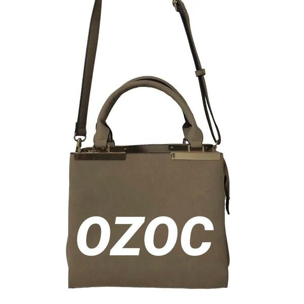 OZOC　オゾック　ショルダーバッグ　大容量　フェイクスエード