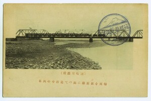 神奈川 小田原 酒匂川鉄橋 通過中の蒸気機関車 