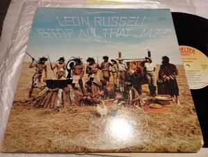 LEON RUSSELL レオン・ラッセル STOP ALL THAT JAZZ US盤LP SHELTER RECORDS USA SR-2108 スワンプ・ロック KENDUN 刻印 カット盤